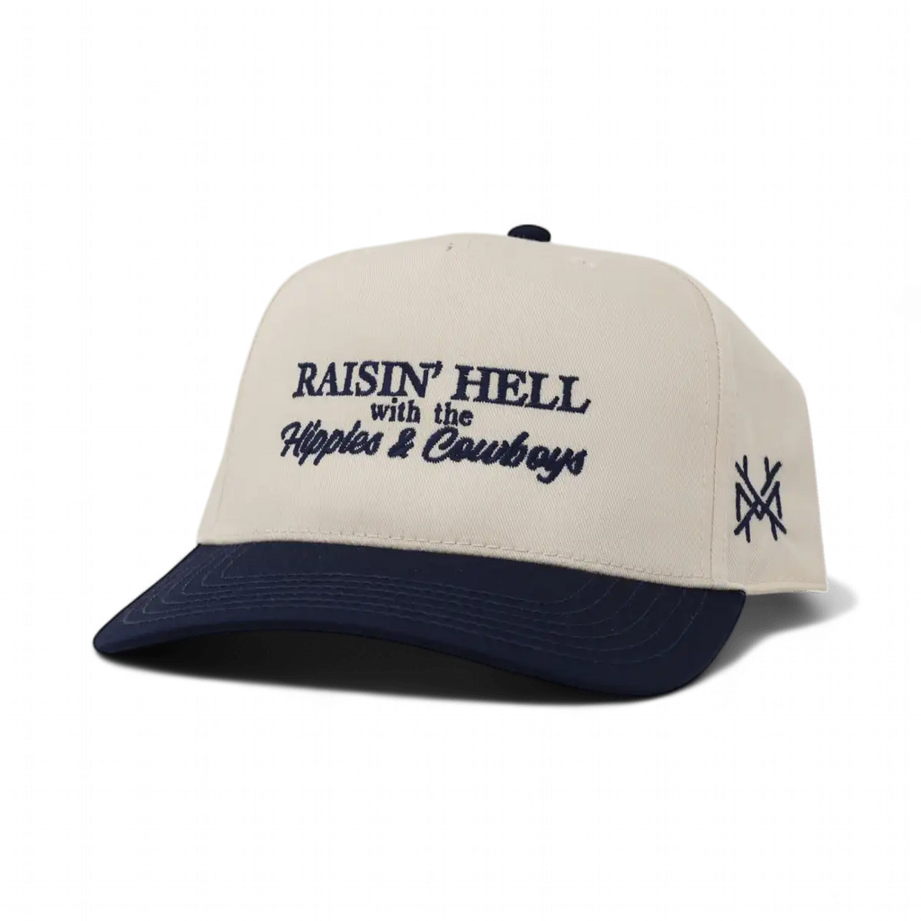 Raising Hell with the Hippies and Cowboys Snapback Hat